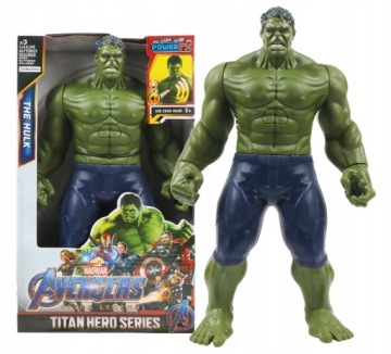 HULK 30 cm FIGURKA INTERAKTYWNA SWIECI AVENGERS