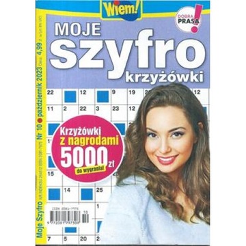 Krzyżówki Wiem! MOJE SZYFRO krzyżówki 10/2023