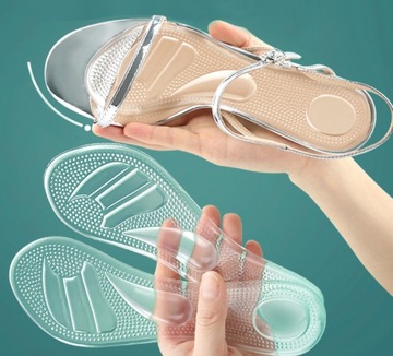 WKŁADKI ŻELOWE SILIKONOWE DO SANDAŁEK I SZPILEK – SAMOPRZYLEPNE WBS25