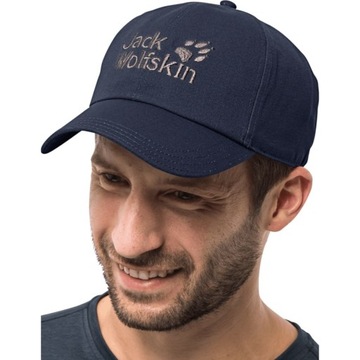 MĘSKA DŻOKEJKA JACK WOLFSKIN CZAPKA Z DASZKIEM LOGO BEJSBOLÓWKA