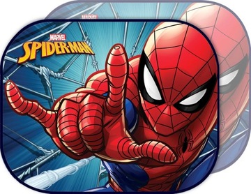 Osłony przeciwsłoneczne na szyby boczne Spiderman