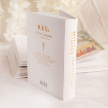 BIBLIA z imieniem prezent na Komunię Pamiątka I Komunia Święta RÓŻNE WZORY