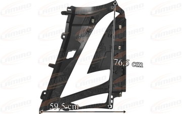 VOLVO FH5 21- КРЫШКА ФАРЫ ПРАВАЯ СВЕТОДИОДНЫЕ СТЕКЛА