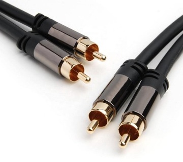 Стереокабель NAKAMICHI 2RCA - 2RCA Cinch OFC 0,5м