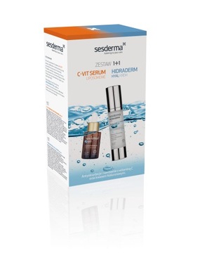 Zestaw Hidraderm Hyal krem-żel + C-Vit serum