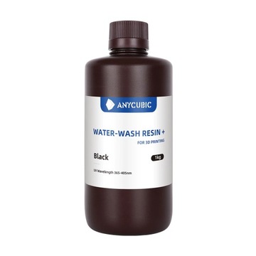Anycubic Water Washable Черная смола Черный 1кг 1л