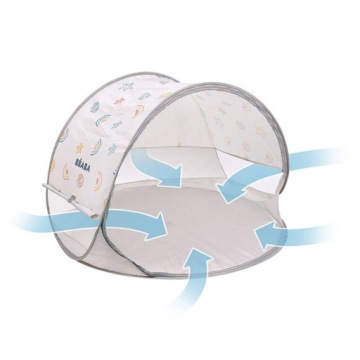 Выдвижная пляжная палатка BEABA Breezy UV ТЕНТ С МОСКИТНОЙ СЕТКОЙ