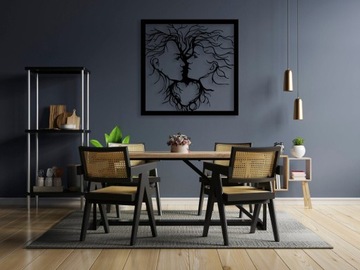 Ажурная картина Настенное украшение 3D Панно Лица