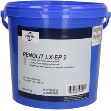 FUCHS RENOLIT LX-EP2 5KG - smar litowy
