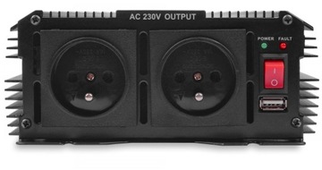 ПРЕОБРАЗОВАТЕЛЬ НАПРЯЖЕНИЯ 24 В 230 В 1700/3400 Вт USB ВОЛЬТ
