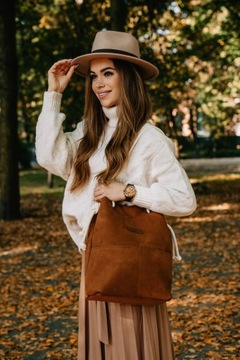 СУМКА-ШОППЕР БАГАЖНАЯ ИЗ ЭКО ЗАМШИ