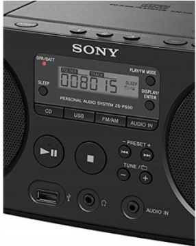 Радиоплеер Sony ZSPS50 черный