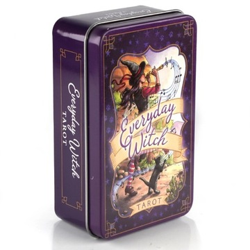 Ежедневное Таро Ведьмы в жестяной металлической коробочке.