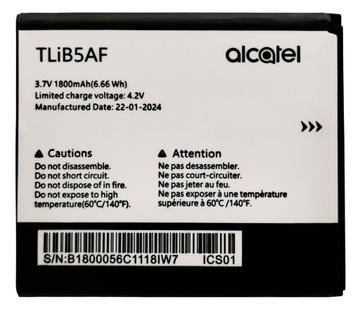 BATERIA ALCATEL TLiB5AF MW40 MW40V Touch Pop C5