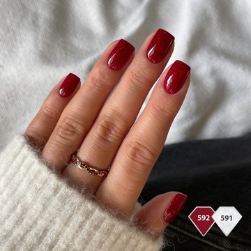 SEMILAC 592 Jelly Cherry UV LED Lakier Hybrydowy do paznokci 7ml