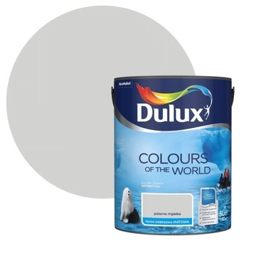 DULUX KOLORY ŚWIATA FARBA LATEKSOWA ŚCIENNA Polarna Mgiełka 5L