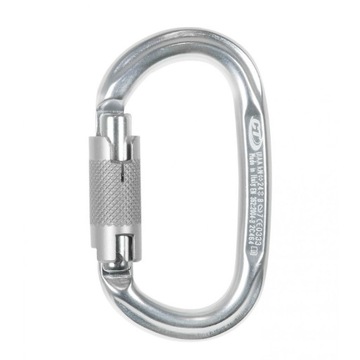 Karabinek aluminiowy twist lock CT - Pillar CF WG srebrny