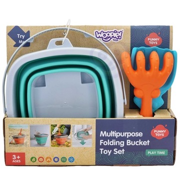 СКЛАДНОЕ ВЕДРО RABBLE ЛОПАТА ДЛЯ ПЕСКА ВУПИ