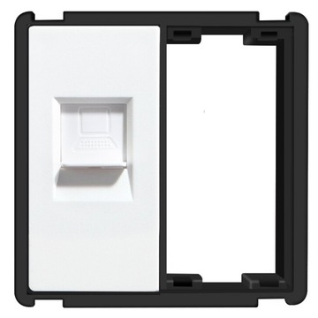 Gniazdko ścienne LAN moduł RJ45 system RTX SH