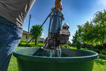 Насос с измельчителем для грязных септиков с чистой водой. Сильное быстрое исправление Wuber