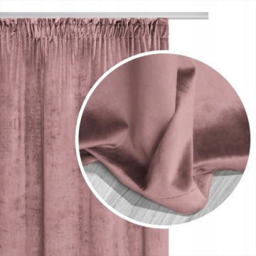 ZASŁONY ZACIEMNIAJĄCE WELUROWE NA ŻABKI TAŚMIE