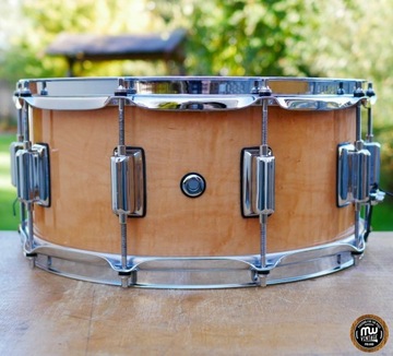 Винтажный малый барабан Rogers Birdseye Maple 14 x 6,5 дюймов