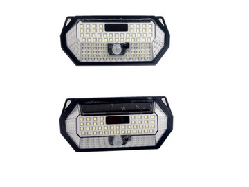 Lampa solarna 148 Led zmierzchowa, 2 szt - komplet