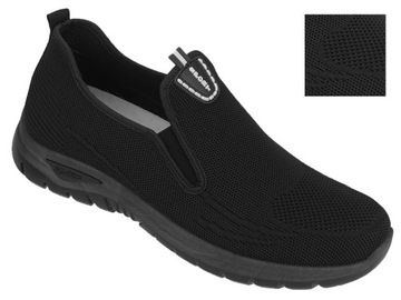 BUTY MĘSKIE SPORTOWE Z SIATKI WSUWANE AŻUROWE PRZEWIEWNE SIATKOWE WSUWKI