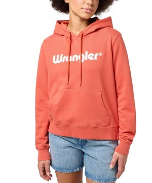 Bluza Wrangler REGULAR HOODIE 112350336 Burnt Sienna XS