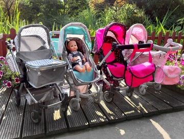 Многофункциональная кукольная коляска-гондола 4в1 ZA4543