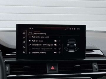 Audi A5 F5 Coupe Facelifting 2.0 45 TFSI 265KM 2022 Audi A5 Sportback Dach panoramiczny, Bang Olufsen Kamera Cofania , Ambien, zdjęcie 22