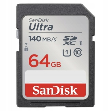 Карта SanDisk Ultra SDXC 64 ГБ 140 МБ/с UHS-I CHANCE