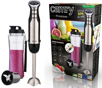 BLENDER RĘCZNY MIKSER TURBO DO SMOOTHIE 700W BIDON