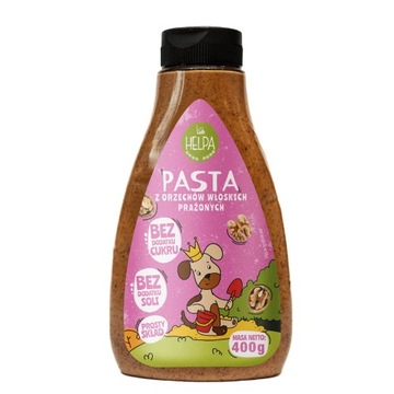 HELPA PASTA Z ORZECHÓW WŁOSKICH PRAŻONYCH DO KASZKI KANAPEK SOSÓW DIP 400g