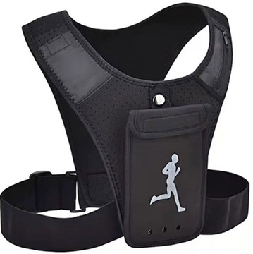 Светоотражающий жилет для бега с карманом