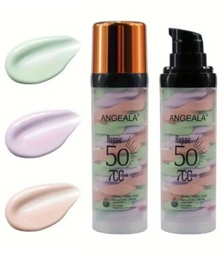 TRÓJKOLOROWA baza pod makijaż ANGEALA 40 ml