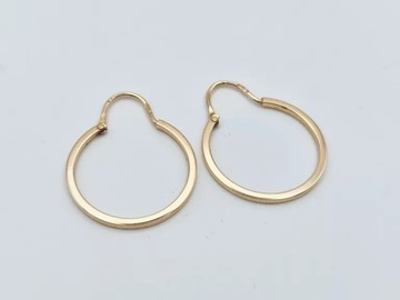 ЗОЛОТЫЕ СЕРЬГИ-КОЛЦА - 585 14К 1,79Г