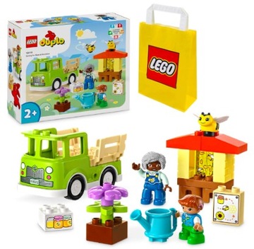 LEGO Duplo 10419 Opieka nad pszczołami i ulami + Torebka Prezentowa
