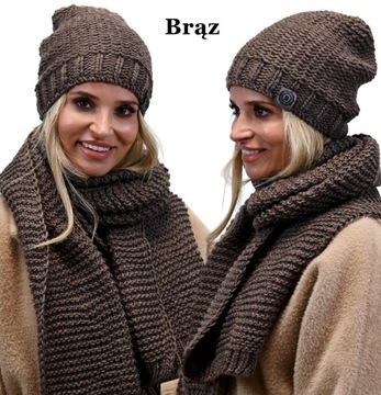 модный ПАЛЬСКИЙ КОМПЛЕКТ, флисовая ШАПКА И ТЕПЛЫЙ ШАРФ