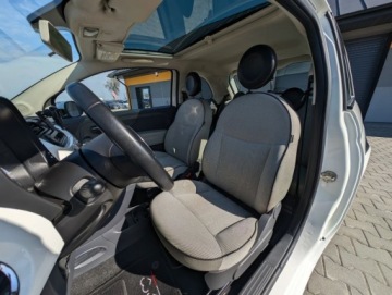 Fiat 500 II Hatchback 3d 1.2 69KM 2009 Fiat 500 Klima Alu Tempomat Serwis Gwarancja 1.2 Benzyna 69KM, zdjęcie 33