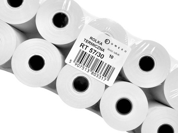 ТЕРМОВАЛИЦ 57/30 мм ДЛЯ КАССОВОГО АППАРАТА 10 ШТ.