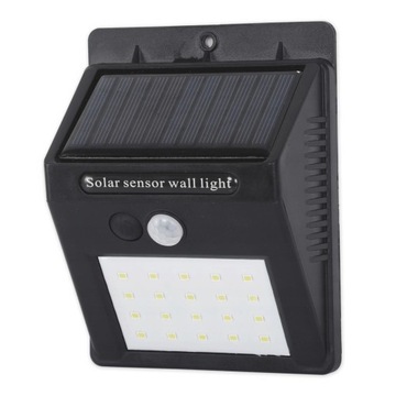 lampa LED solarna 3W czujnik ruchu