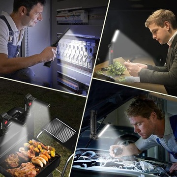 ФОНАРЬ ДЛЯ МАСТЕРСКОЙ С МАГНИТОМ USB 5в1 ДЛЯ МАСТЕРСКОЙ, светодиод до 1200 мАч