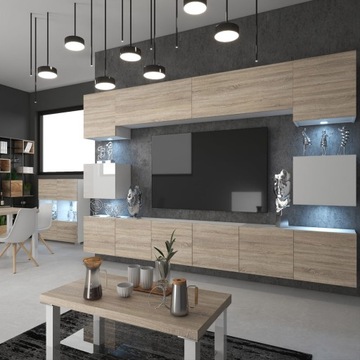 Белая стенка Гостиная Мебель для гостиной