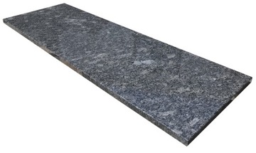Parapet Blat Granitowy Kamienny Indy Black 122x30 cm Trwały Knap