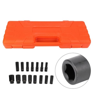 15 шт./компл., набор инструментов для головок 1/2 дюйма глубиной 10-32 мм для гаражной мастерской