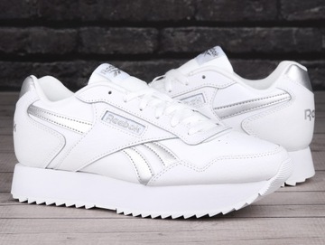 Buty damskie sneakersy Reebok GLIDE RIPPLE DOUBLE WHITE SKÓRA