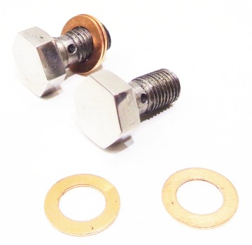 ŚRUBA MAGISTRALI OLEJOWEJ GÓRNA INOX JUNAK M10