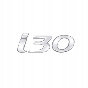 ЗНАК ЭМБЛЕМА HYUNDAI i30 Серебристый - 10,5x4см