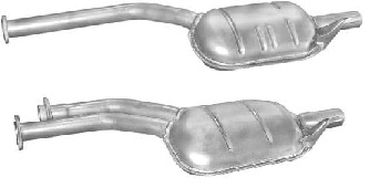 TLUMIK MERCEDES W124 2.0 2.4 2.5 3.0 D TD SRODKOWY